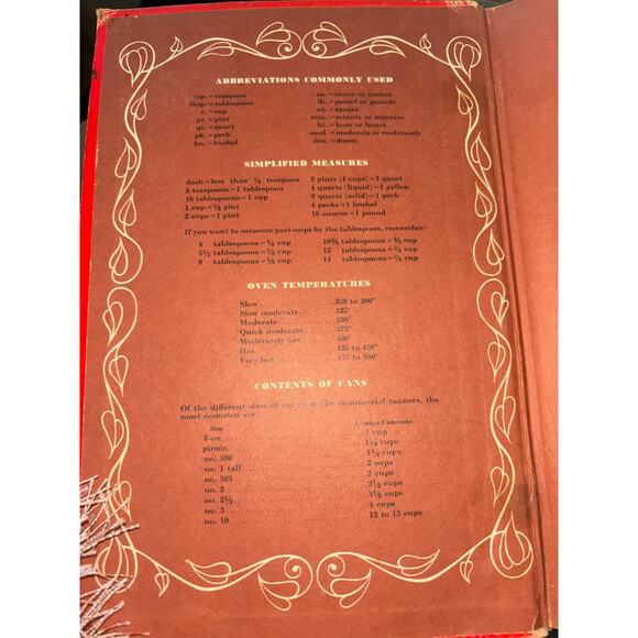 Betty Crocker’s Picture Cook Book 1950 First Edition Second Printing Red Recipes - Picture 7 of 12